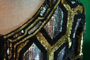lot 25 image: Jean for Joseph LeBon Silk & Sequin Dressy Jacket