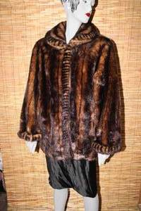 lot 68 image: Luxurious Dennis Basso Faux Fur Stroller Coat