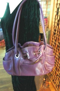 lot 40 image: Tignanello Eggplant Purse