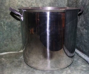 lot 119 image: BIG Tramontina Stainless Steel Kettle