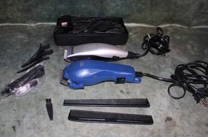 lot 115 image: Sharper Image & Remington Hair Clippers & Attachments