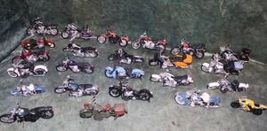 lot 114 image: Collection of Miniature Motorcycles