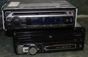lot 112 image: Dual DVD Multi-Media Receiver & Sony Car Stereo