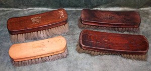 lot 161 image: Collectible Horse Hair Shoe Cleaning Brushes