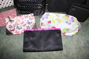 lot 110 image: Assorted Travel & Makeup Bags, Cases