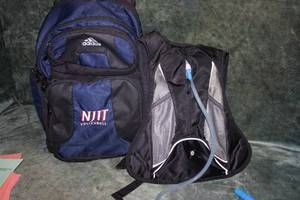 lot 172 image: Form Focus Water Storage Backpack & Large Adidas Backpack