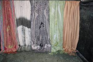 lot 173 image: Five Festive Scarves