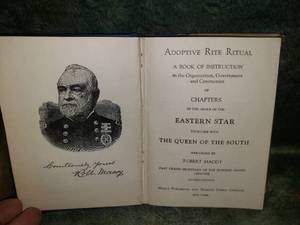 lot 99 image: 2 Antique Masonic Rite Books