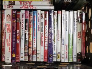 lot 77 image: Lot of Comedy DVDs & Samsung Player