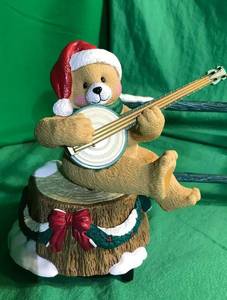 Mr Christmas DUELING BANJO BEARS Animated Musical Display - Works Great
