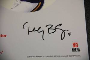 lot 34 image: Teddy Bridgewater Minnesota Vikings 8x10 Photo Autograph