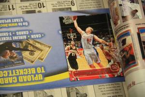 lot 51 image: Beckett April 2003 LeBron James Rookie Cover #2