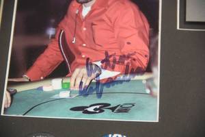 lot 58 image: Antonio The Magician Eseandiari Framed Photo Autograph