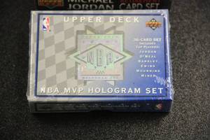 lot 101 image: 1992-93 Upper Deck NBA MVP Basketball Set & Michael Jordan Box Set