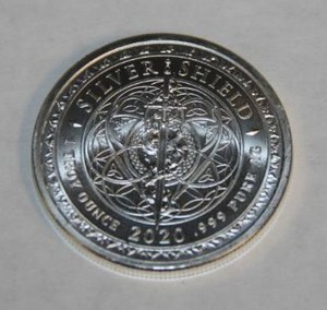 lot 27 image: Donald Trump 1 Troy Ounce Silver .999 Coin