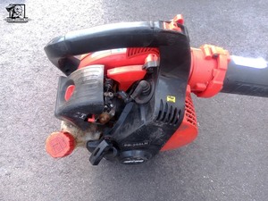 lot 055 image: Echo PB-255LN Low Noise Gas Handheld Leaf Blower (WORKS) & Echo ES-210 Shred N Vac Blower (Parts & Repair)