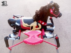 lot 057 image: Radio Flyer Blaze Interactive Riding Horse