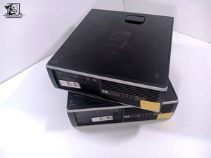 lot 070 image: Two HP Compaq 6005 Pro Small Form Factor PCs (WORKS NEED OS)