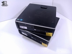 lot 071 image: Two HP Compaq 6005 Pro Small Form Factor PCs (WORKS NEED OS)