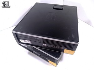 lot 074 image: Two HP Compaq 6005 Pro Small Form Factor PCs (WORKS NEED OS & MEMORY)
