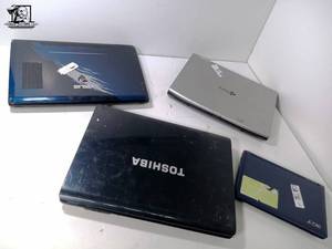 lot 124 image: Four Laptops Asus Gaming, Toshiba, Gateway, Acer (Parts, Repair, Upgrade)