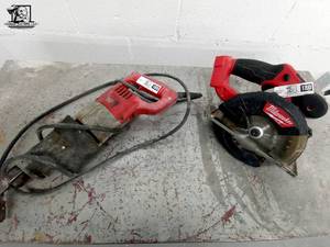 lot 180 image: Milwaukee Sawzall and Milwaukee Metal Saw