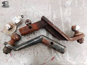 lot 192 image: One 1  and 2 Adjustable Ball Hitch , One 2 316 Hitch, One Hitch Lock