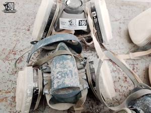 lot 195 image: 5 3M Double Barrel Respirators