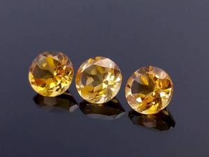 lot 35E image: 1.29 Carats of Golden Citrine Gemstones