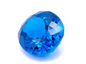 lot 14E image: 17.11 Carat Natural Intense Deep Blue Topaz Loose Gemstone $950