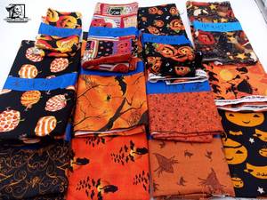 12 Halloween Themed Fabrics