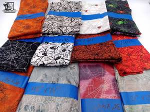 11 Halloween Spider Webbed Themed Fabrics