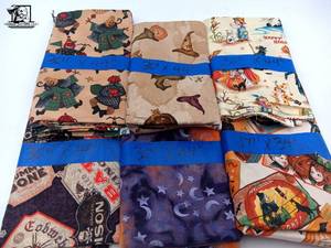 6 Halloween Themed Fabrics