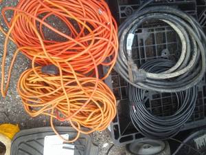 lot 5 image: Extension cords 220, 110 and more.