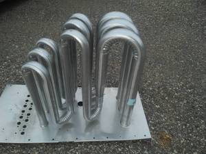 lot 13 image: Aluminum heat exchanger new