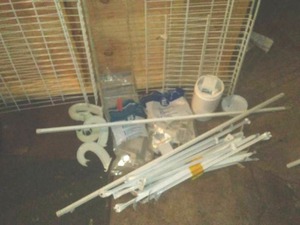 lot 24 image: Rubbermaid Shelving systems, Huge Lot.