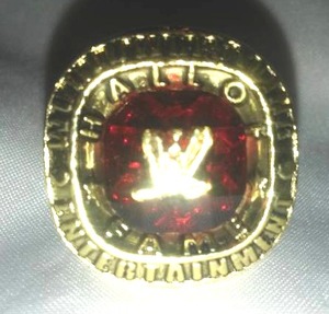 lot 51 image: WWE 2008 Hall of Fame Ring. World Wrestling Entertainment,