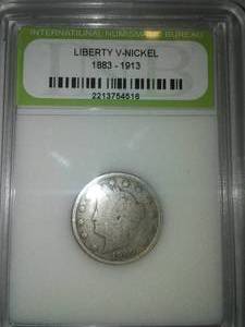 lot 55 image: Liberty V- Nickel 1883-1913