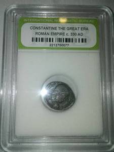 lot 136 image: Roman Coin 330 AD, Constantine the Great