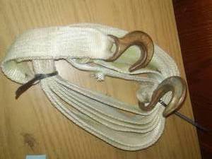 lot 75 image: Tow strap with hooks