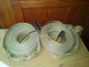 lot 77 image: Commercial straps- with clips