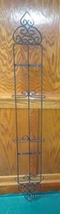 lot 96 image: Plate Rack- Wrought Iron, many other uses