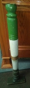 lot 110 image: Wood Post- Newell post or pillar