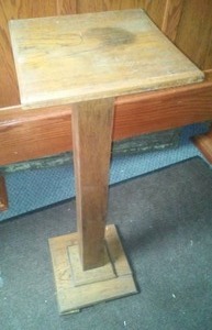 lot 169 image: Oak Plant Stand