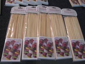 lot 5 image: 5- Kitchenmate 100 pks 10 inch Bamb...
