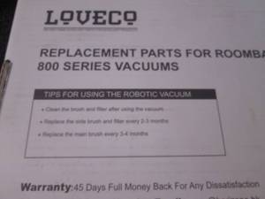 lot 33 image: Roomba Replacement Parts...