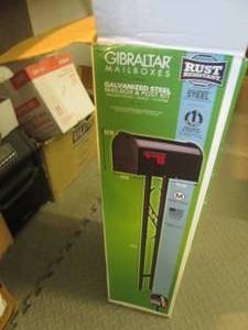 lot 106 image: Gilbraltor Mailbox Kit - open box...