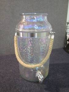 lot 140 image: Glass HD Beverage Dispenser...
