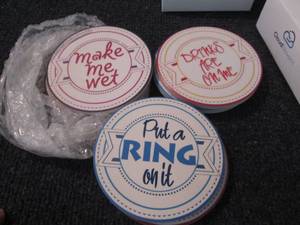 lot 169 image: 2- 6pks Coasters...