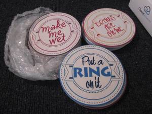 lot 170 image: 2- 6pks Coasters...
